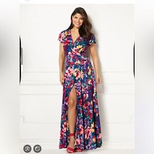 New York & Company Eva Mendes Allison Floral Wrap Max